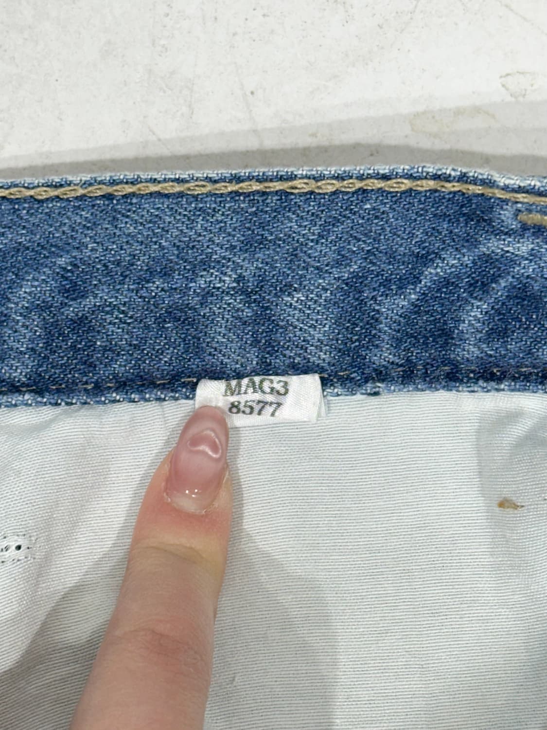 디키즈 중청 와이드 카펜터 워크 팬츠 데님 팬츠 청바지 스케이트 바지 상품이미지7