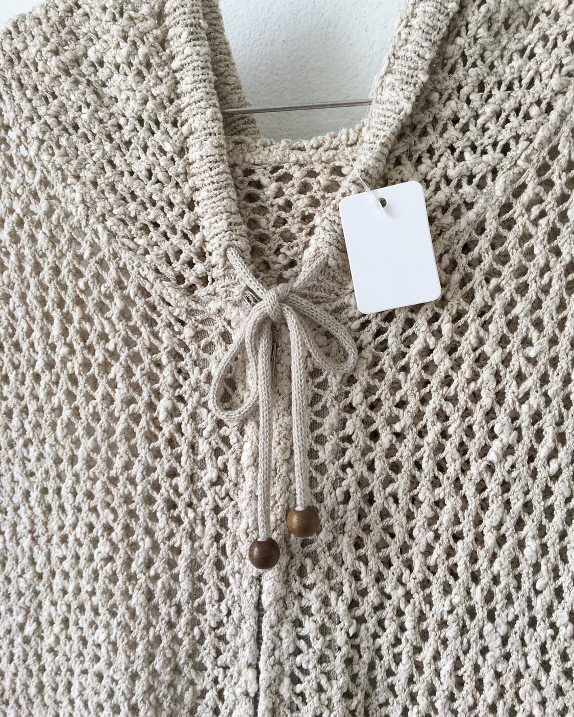 Summer knit hood zip up 상품이미지5