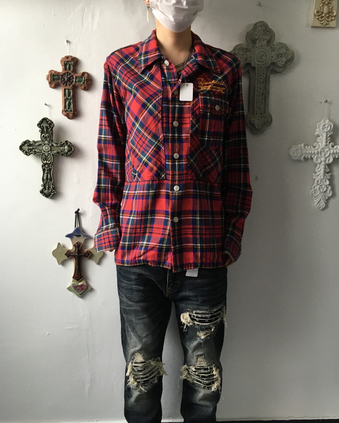 Hysteric glammer check pattern shirt 상품이미지5