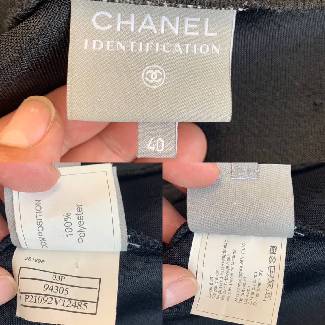 CHANEL 샤넬 아이덴티피케이션 스포츠 집업재킷(해외발송 상품이미지8