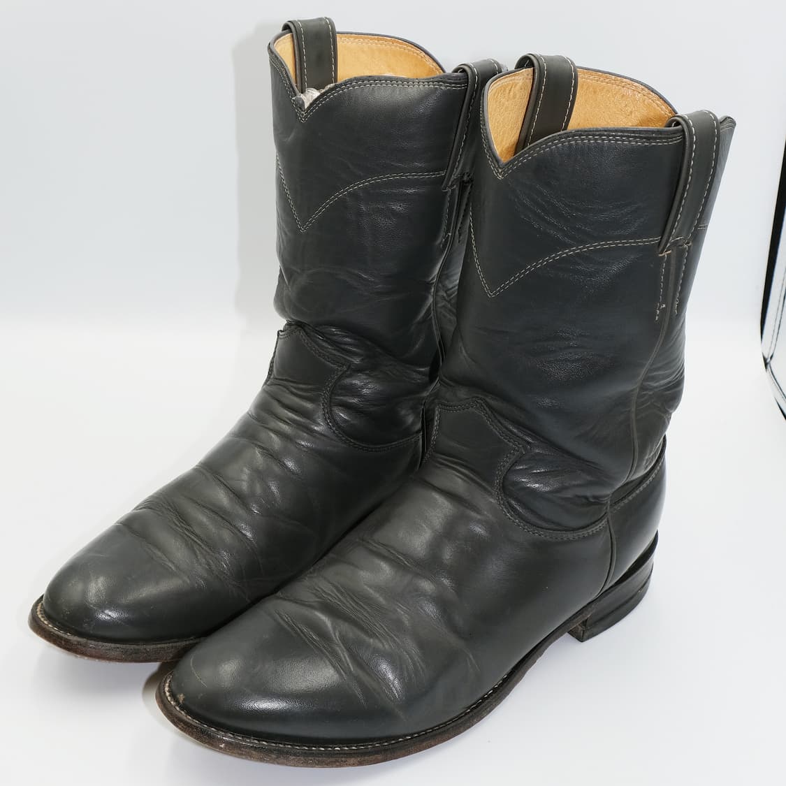 빈티지 저스틴 웨스턴 레더 부츠 8.5D(260-265)사이즈 BT265 상품이미지5