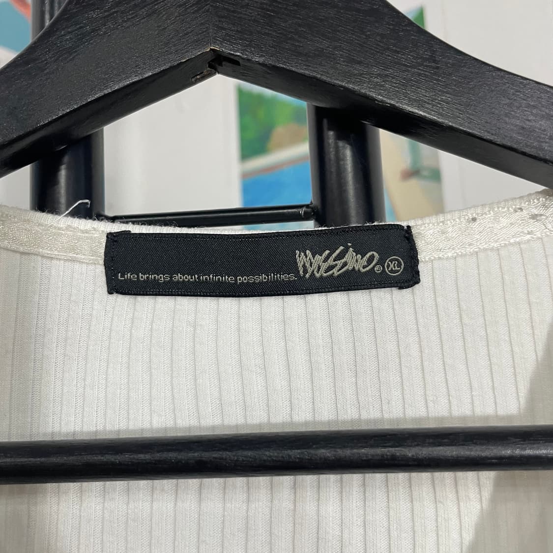 펑크 레터링 브이넥 티셔츠 상품이미지6