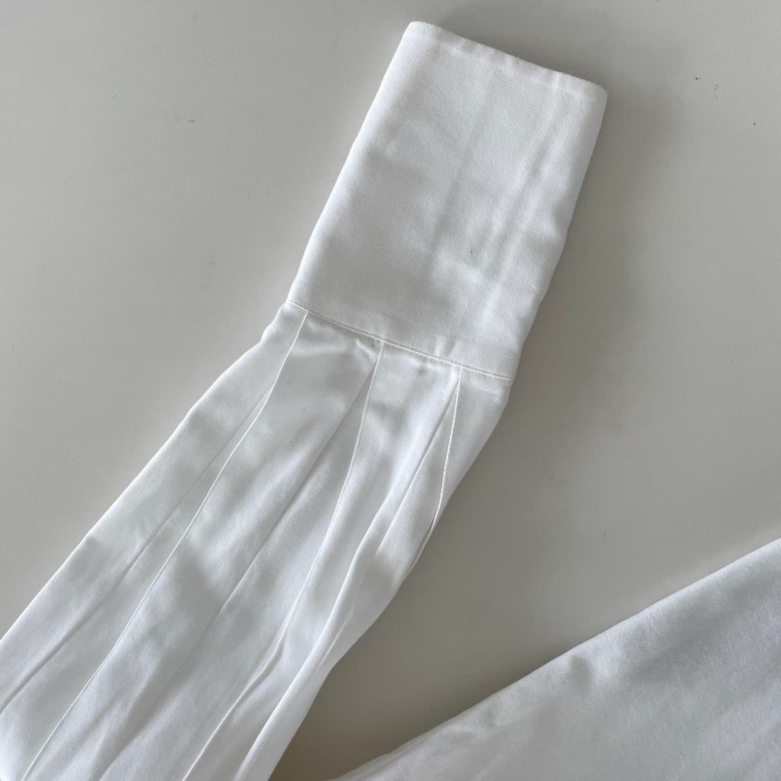 마시모두띠 암 셔링 화이트 셔츠 상품이미지7