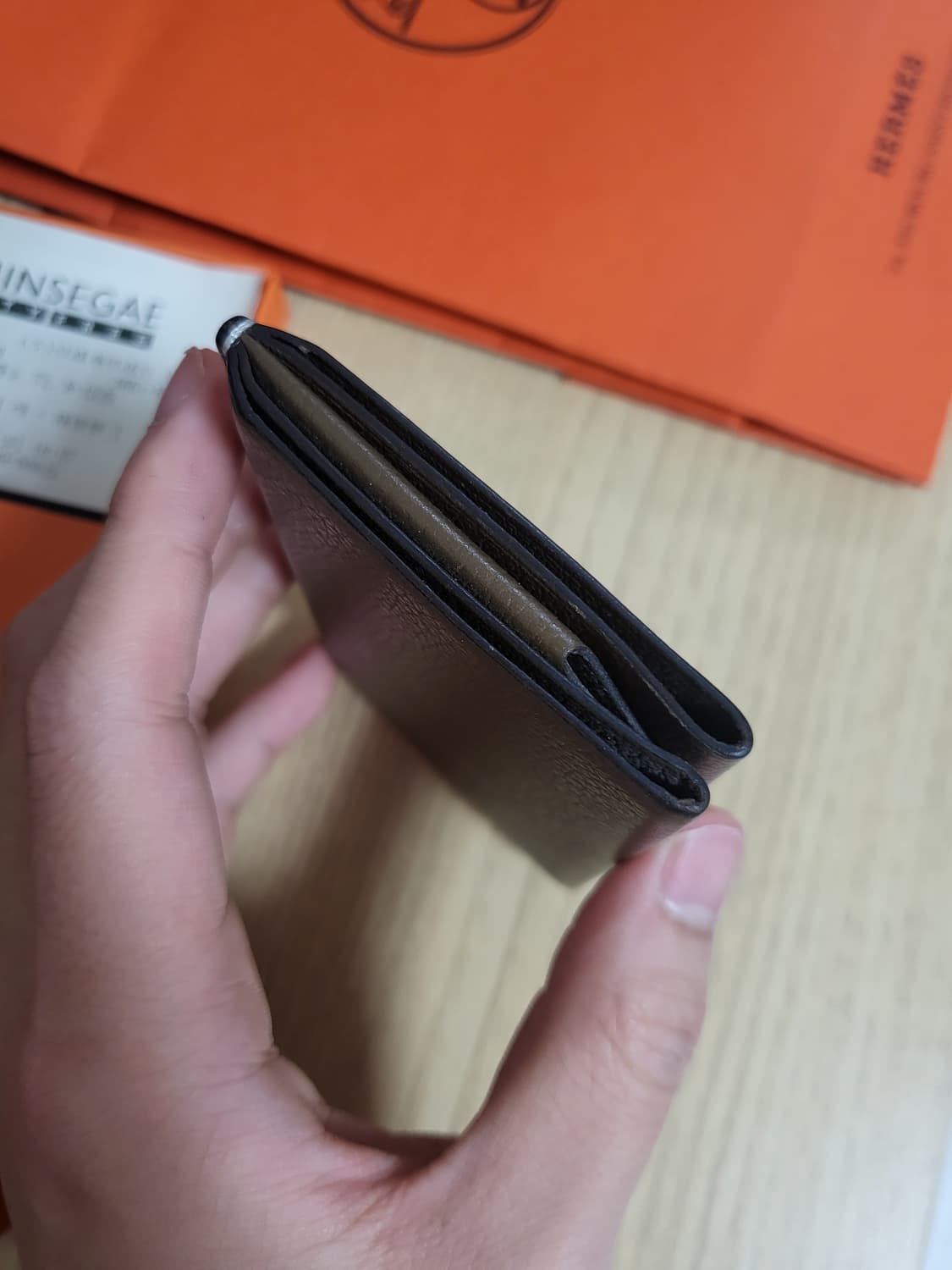 24SS 에르메스 h 셀리에 카드 지갑 상품이미지5