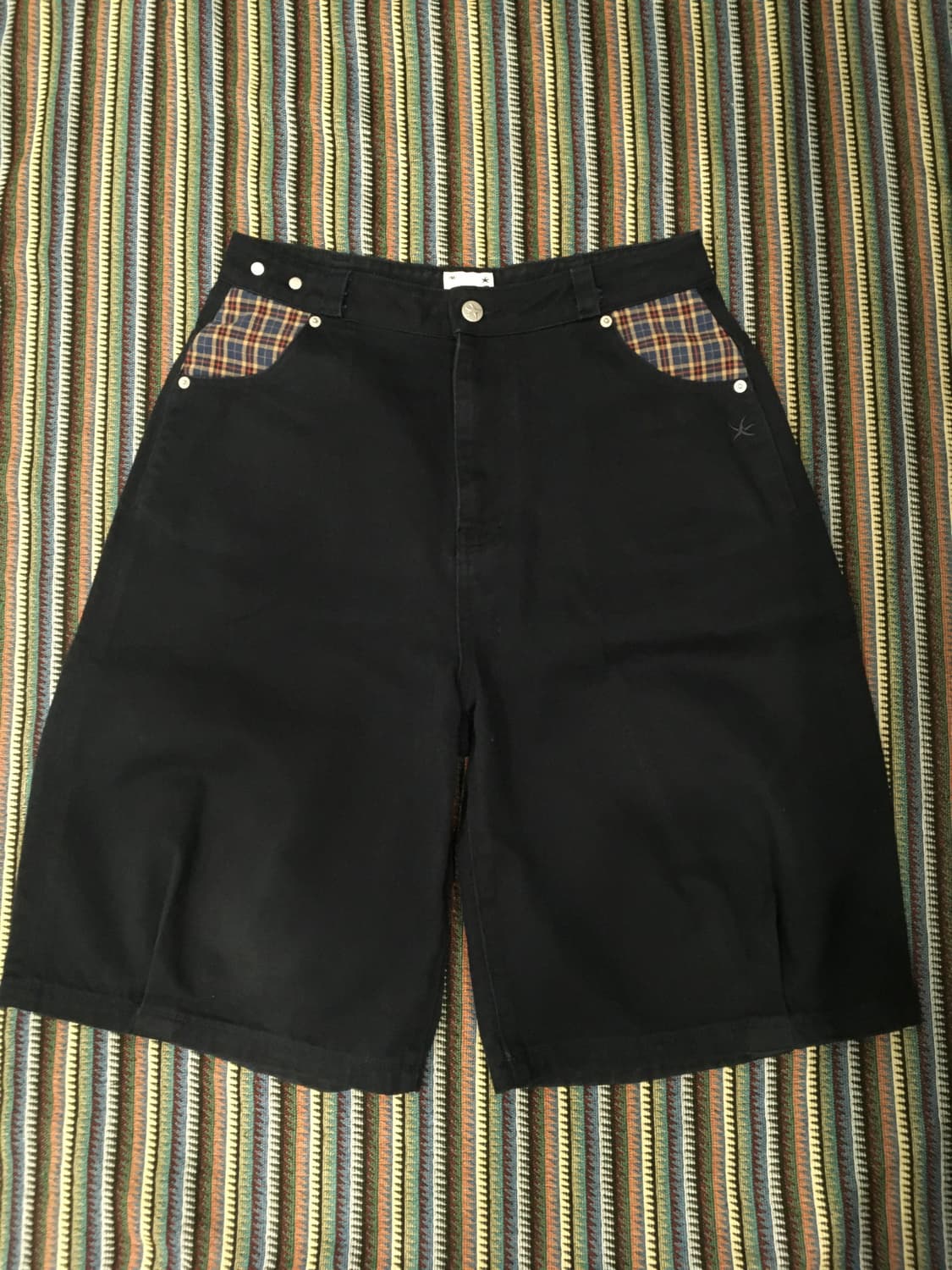 더콜디스트모먼트 check pocket half pants(네이비) 상품이미지5