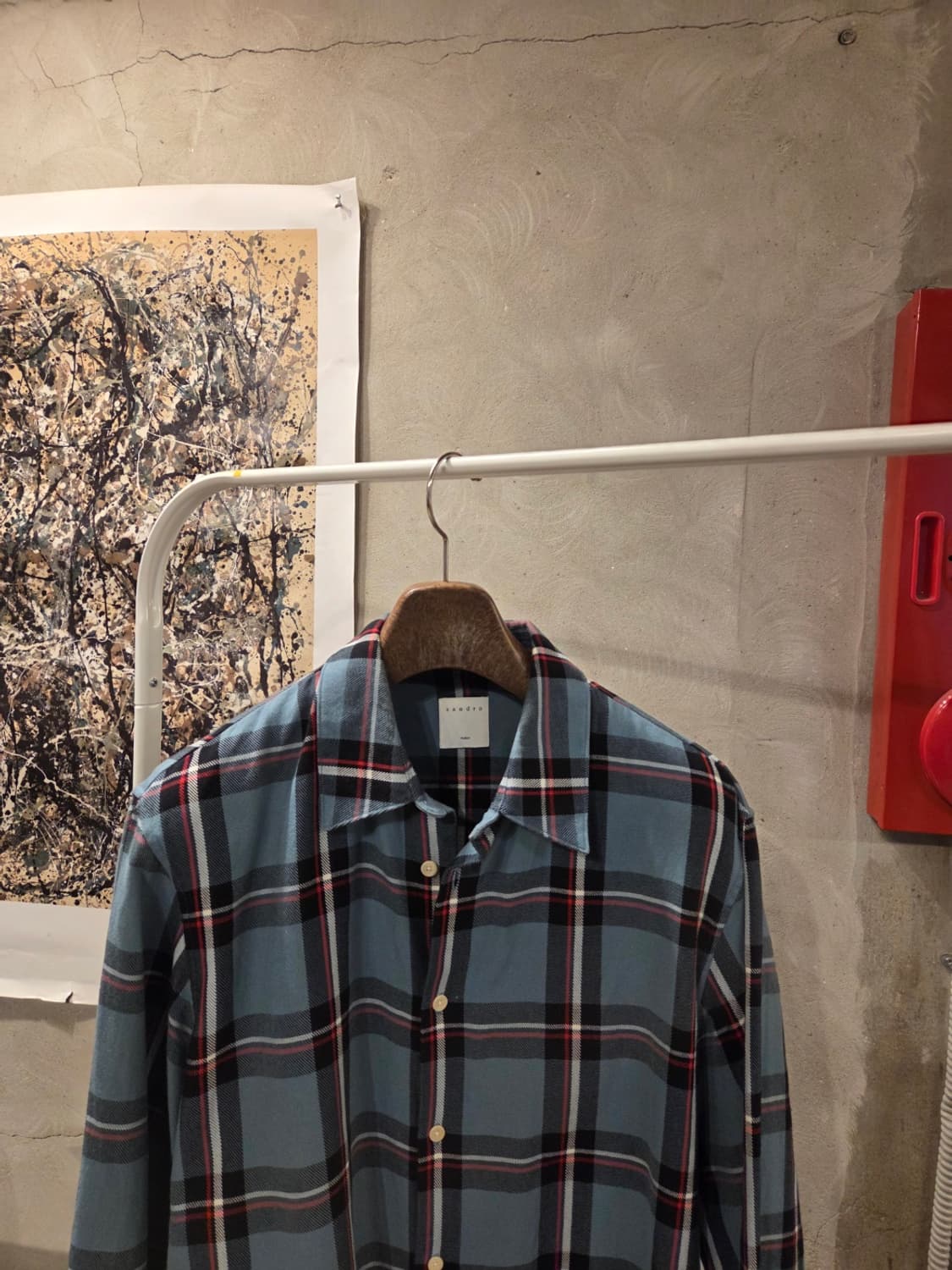 산드로 플란넬셔츠 상품이미지7