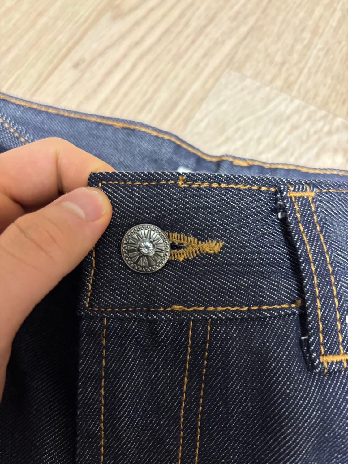 9999아카이브 Lingking wide 데님팬츠 상품이미지6