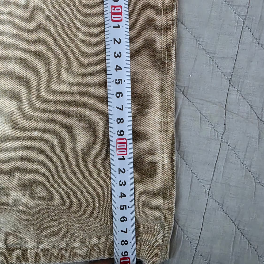 [38X34] 칼하트 더블니 B136 BRN 워크팬츠 블리칭 T-6 상품이미지10