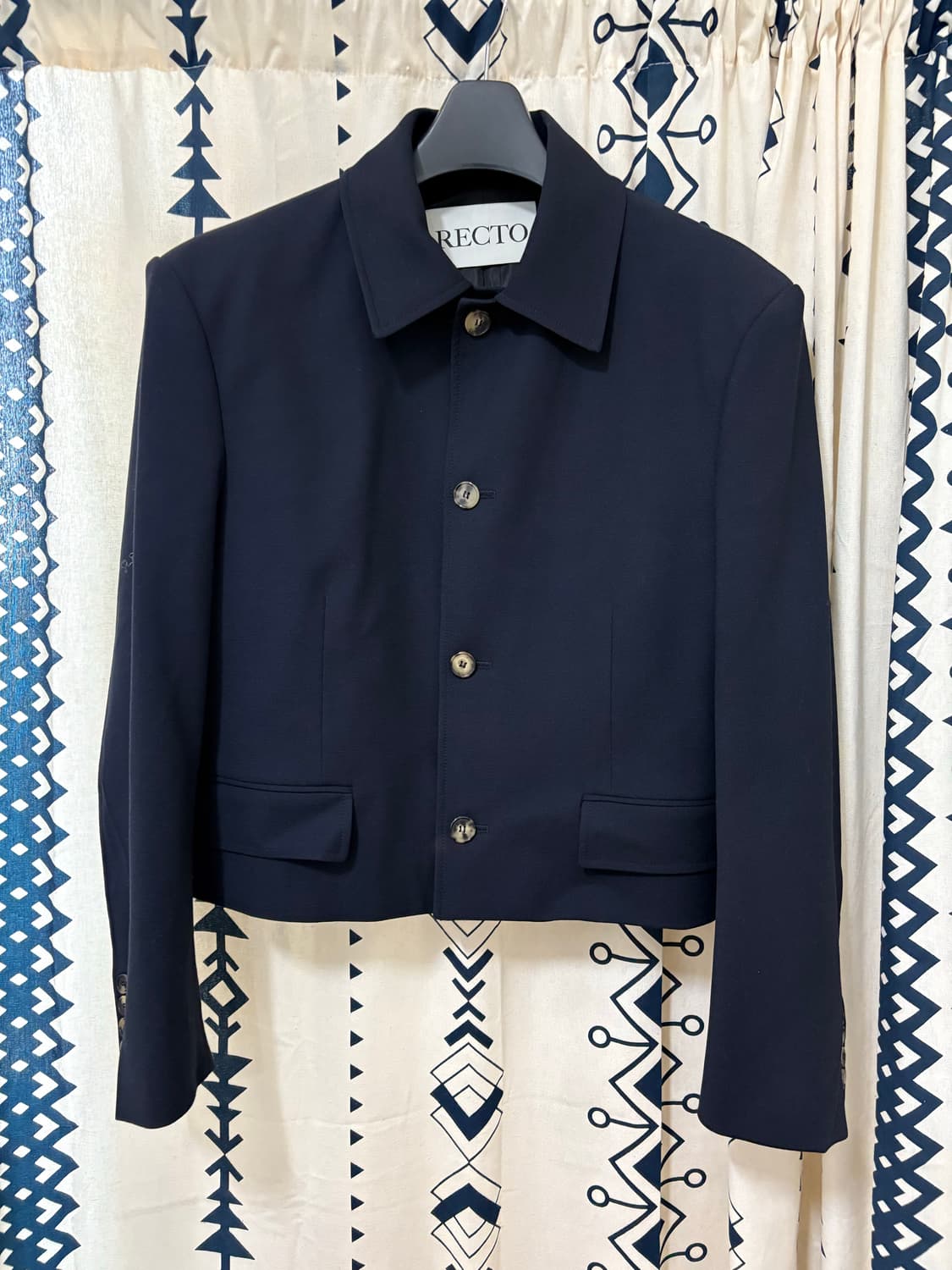 렉토 24fw 울블렌트 숏 자켓 상품이미지6