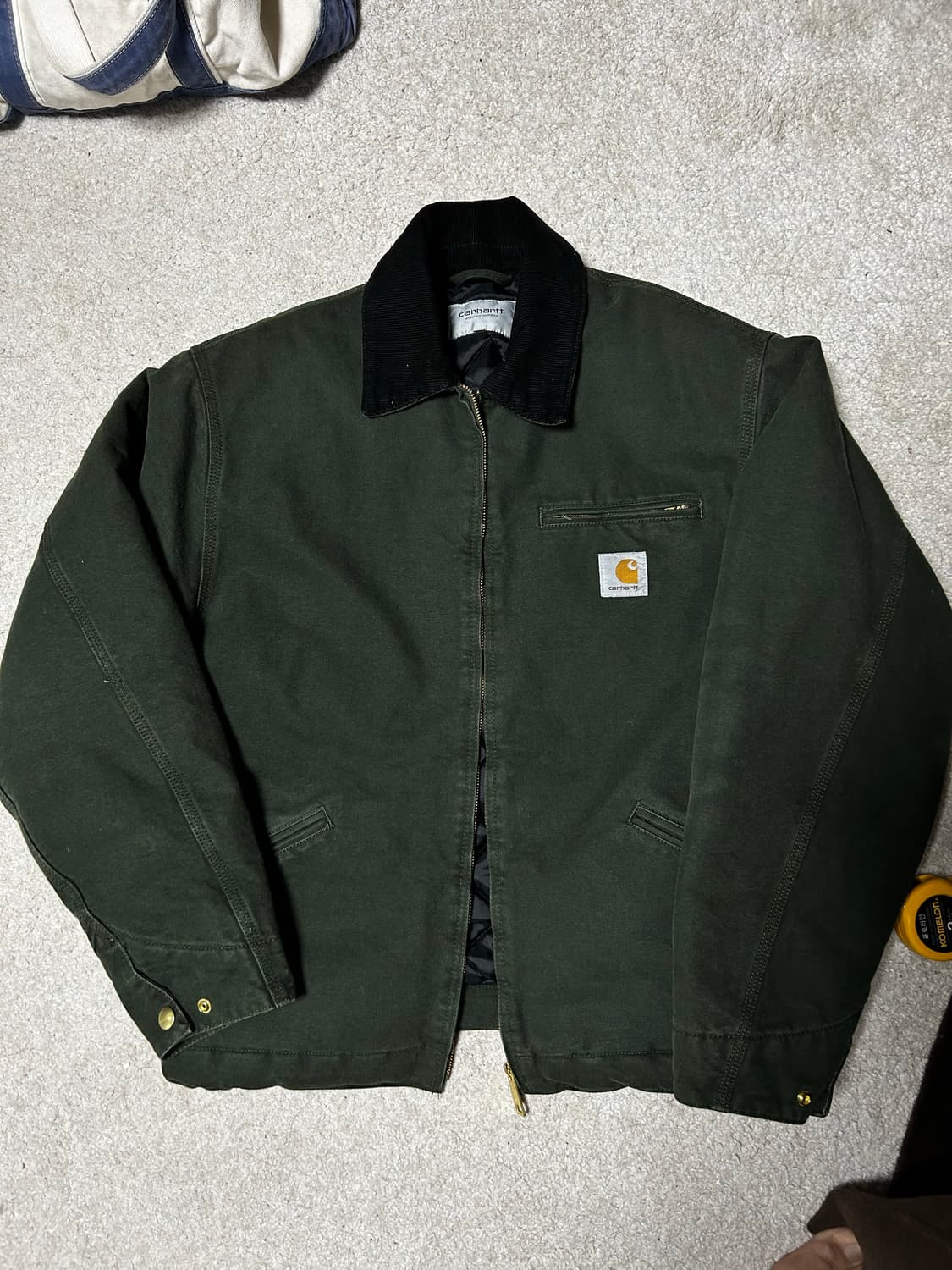 칼하트 디트로이트wip og스몰s 올리브 판매 상품이미지1