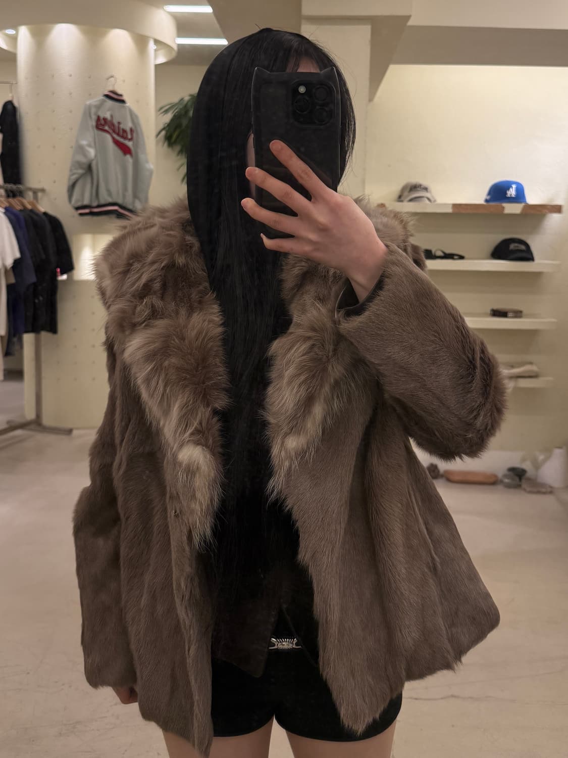 빈티지 양털 퍼 자켓  U20 상품이미지1