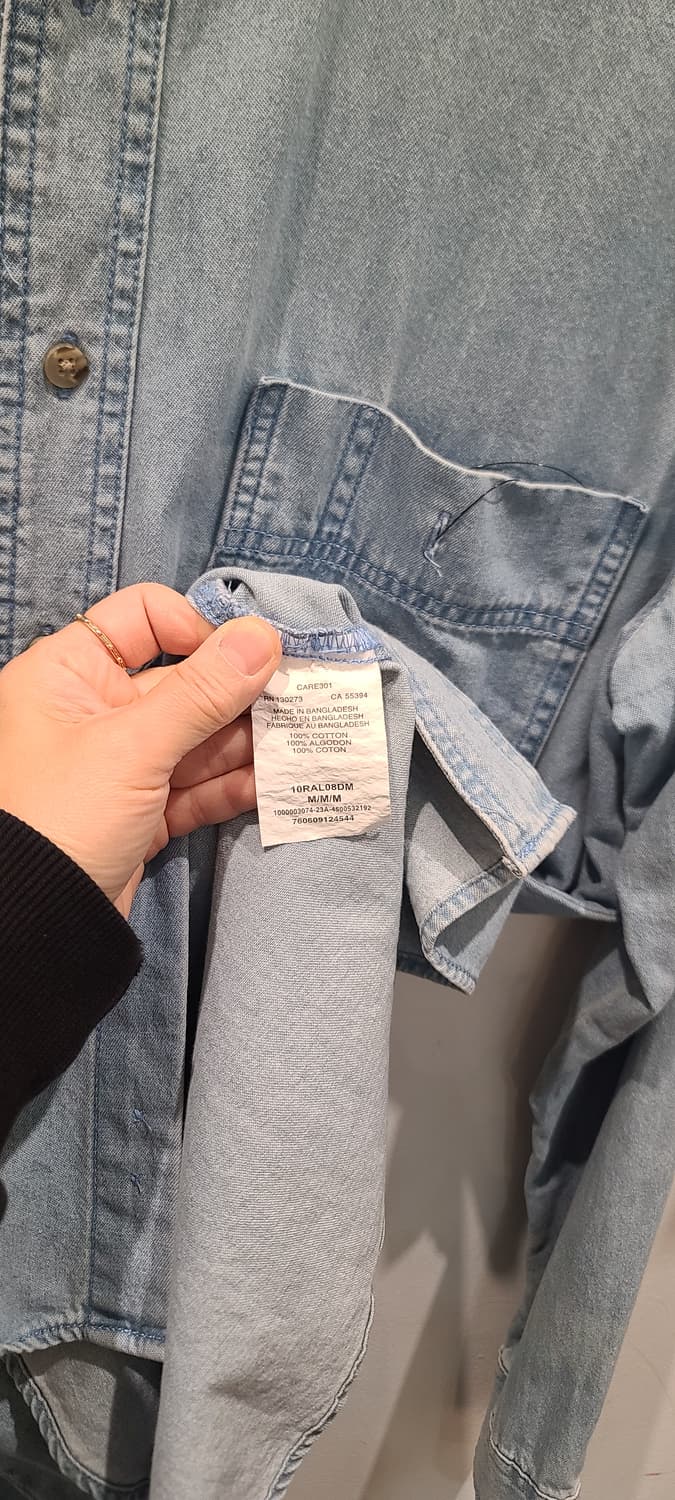 랭글러 데님 셔츠  상품이미지3