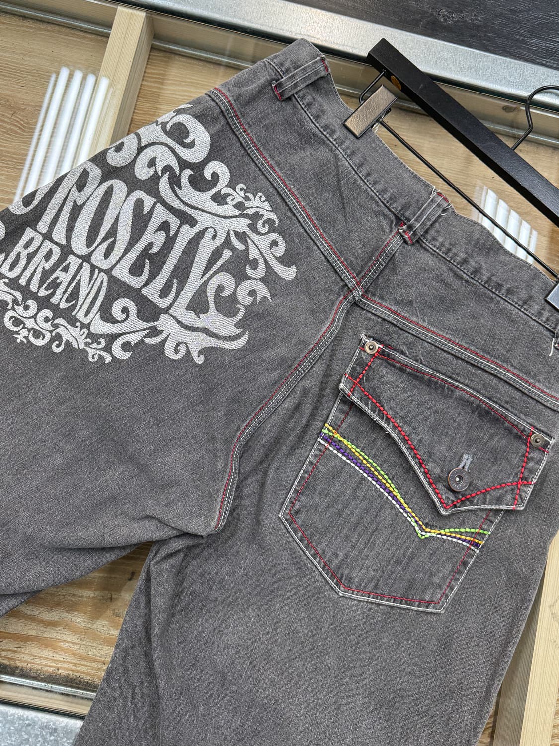 모로슬리 멀티 스티치 포켓 데님 팬츠 상품이미지4