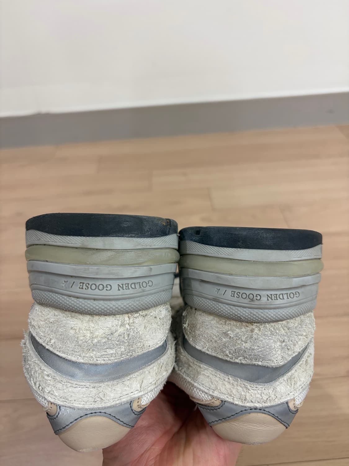 골든구스 대드스타 화이트실버 사이즈39 상품이미지4