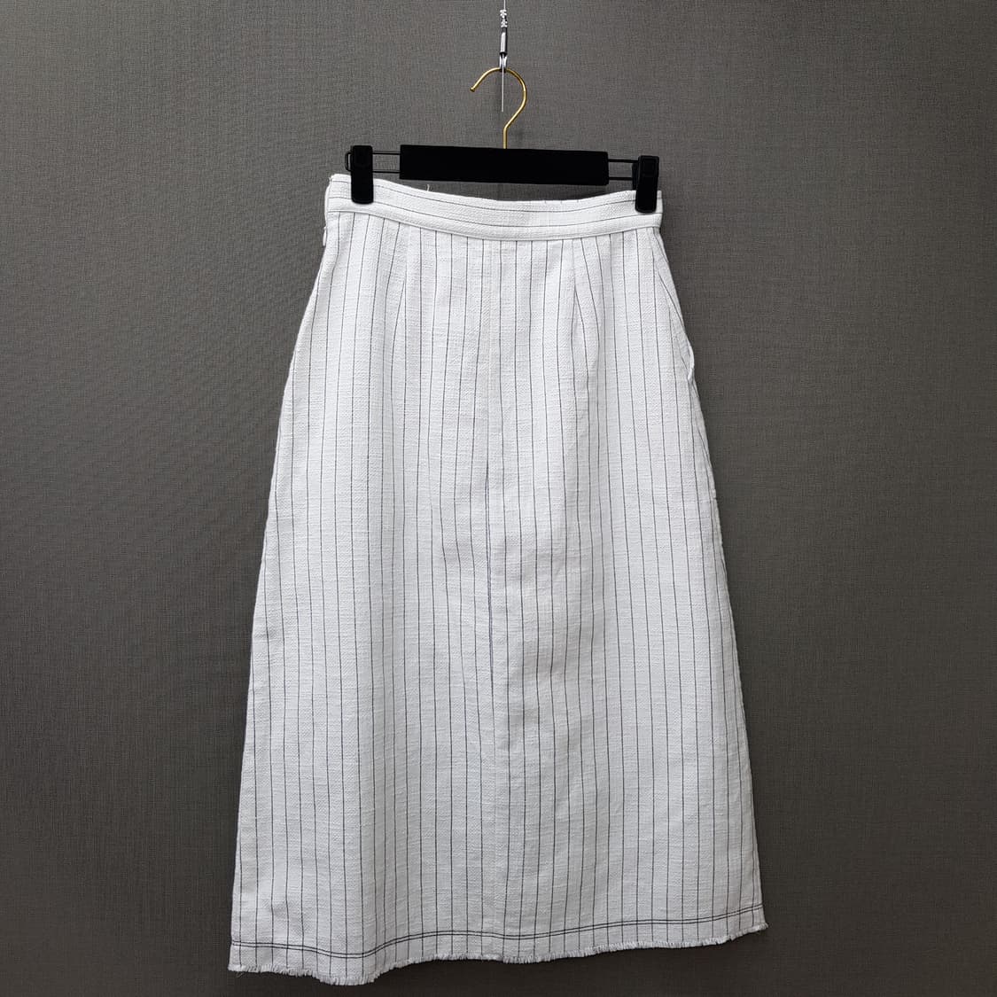 알렉산더왕 핀스트라이프 H라인 스커트 64-84사이즈 상품이미지4