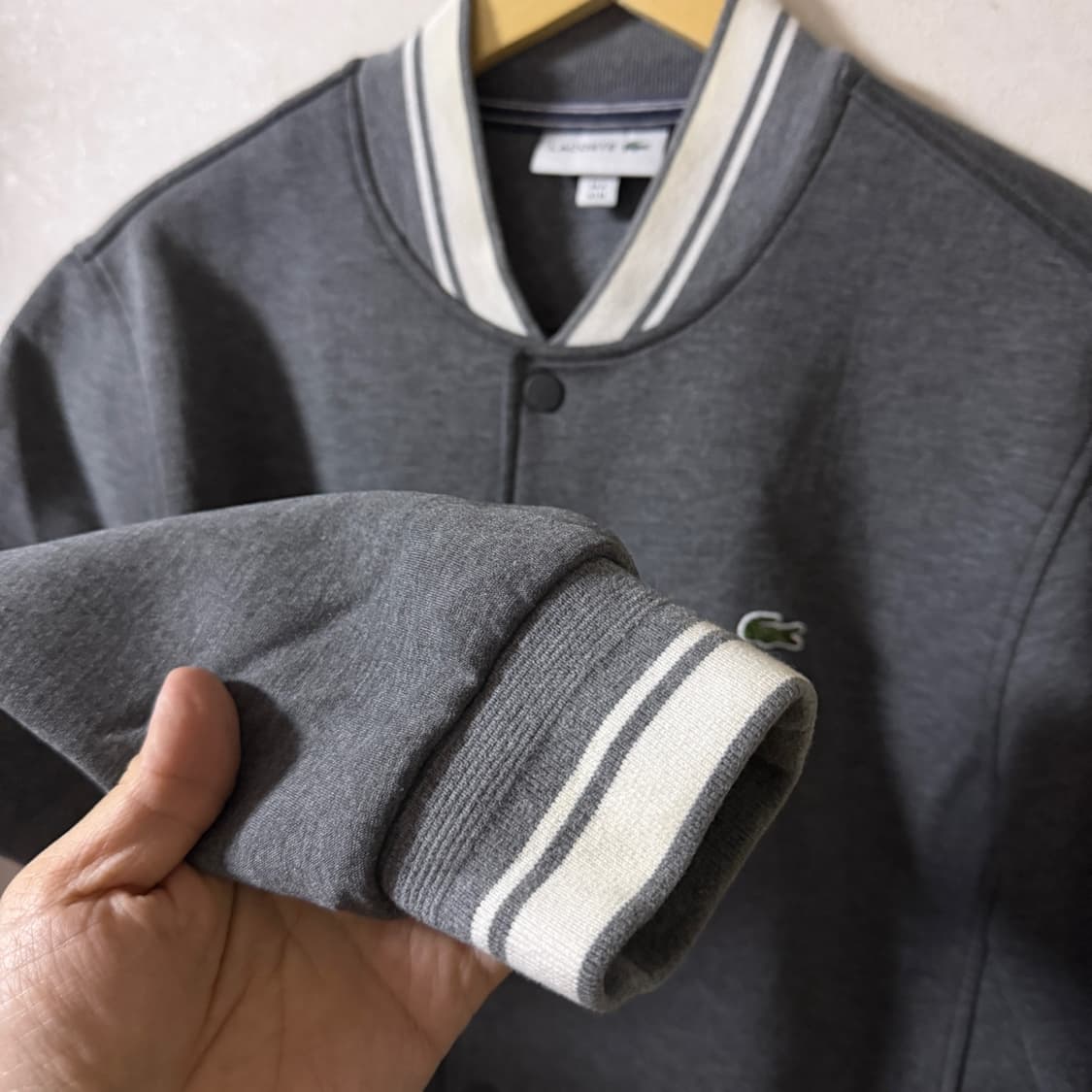 라코스테 남성 폴로 스타디움 자켓 그레이 4(100) 상품이미지3