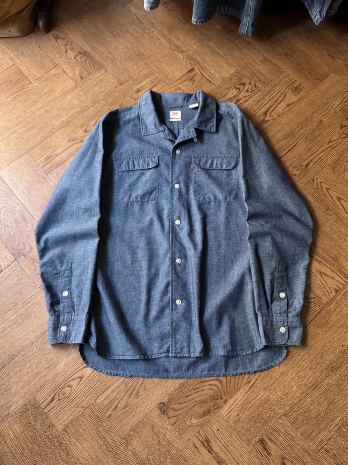 [M]리바이스 인디안 마드라스 샴브레이 셔츠 상품이미지1