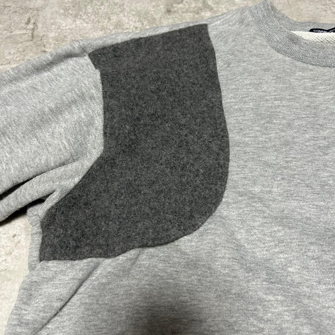 07AW 꼼데가르송 옴므 엘보 패치 스웻셔츠 상품이미지5