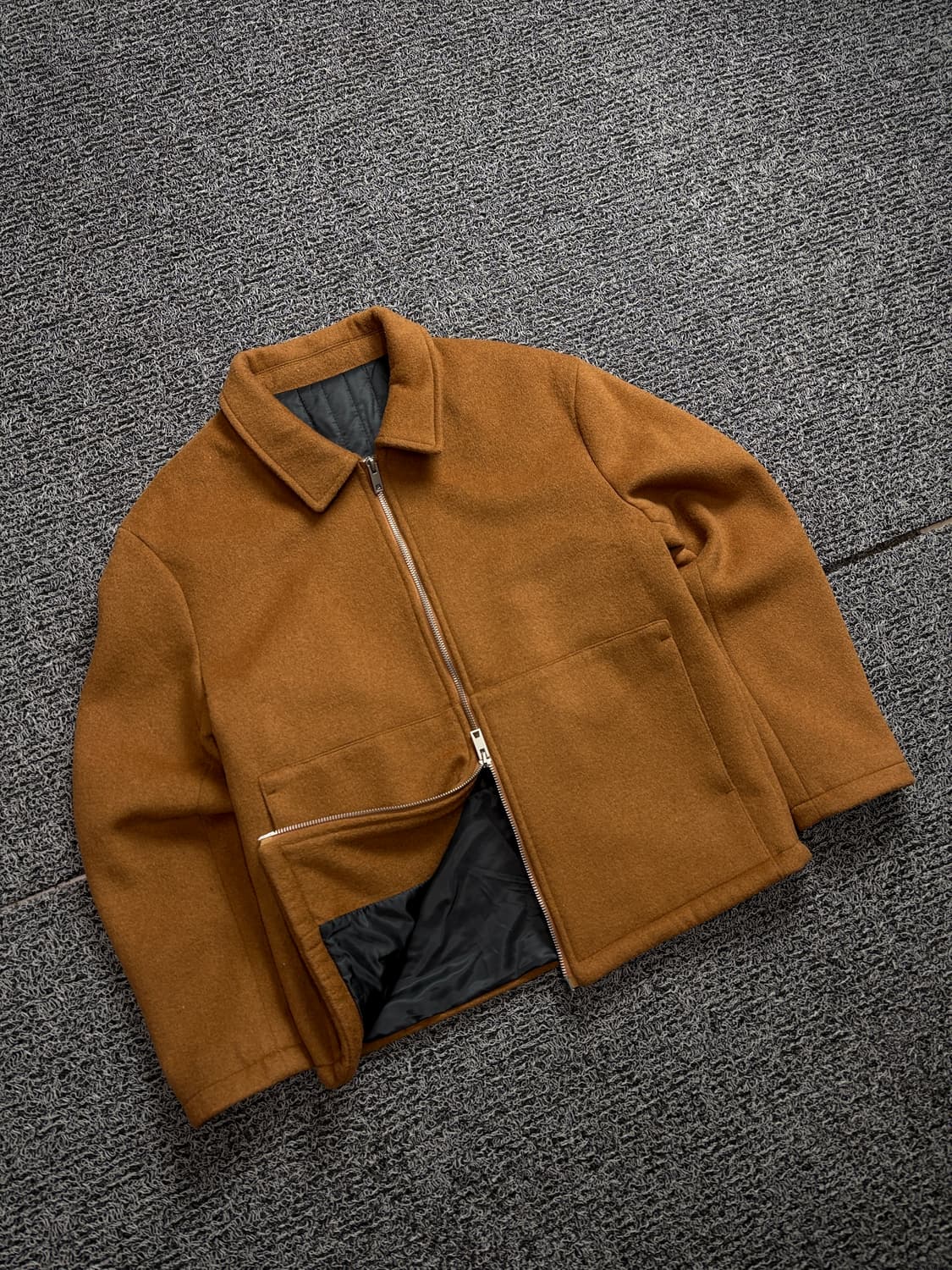 라퍼지스토어 투웨이 울 미니멀 해링턴 자켓 1936 상품이미지2