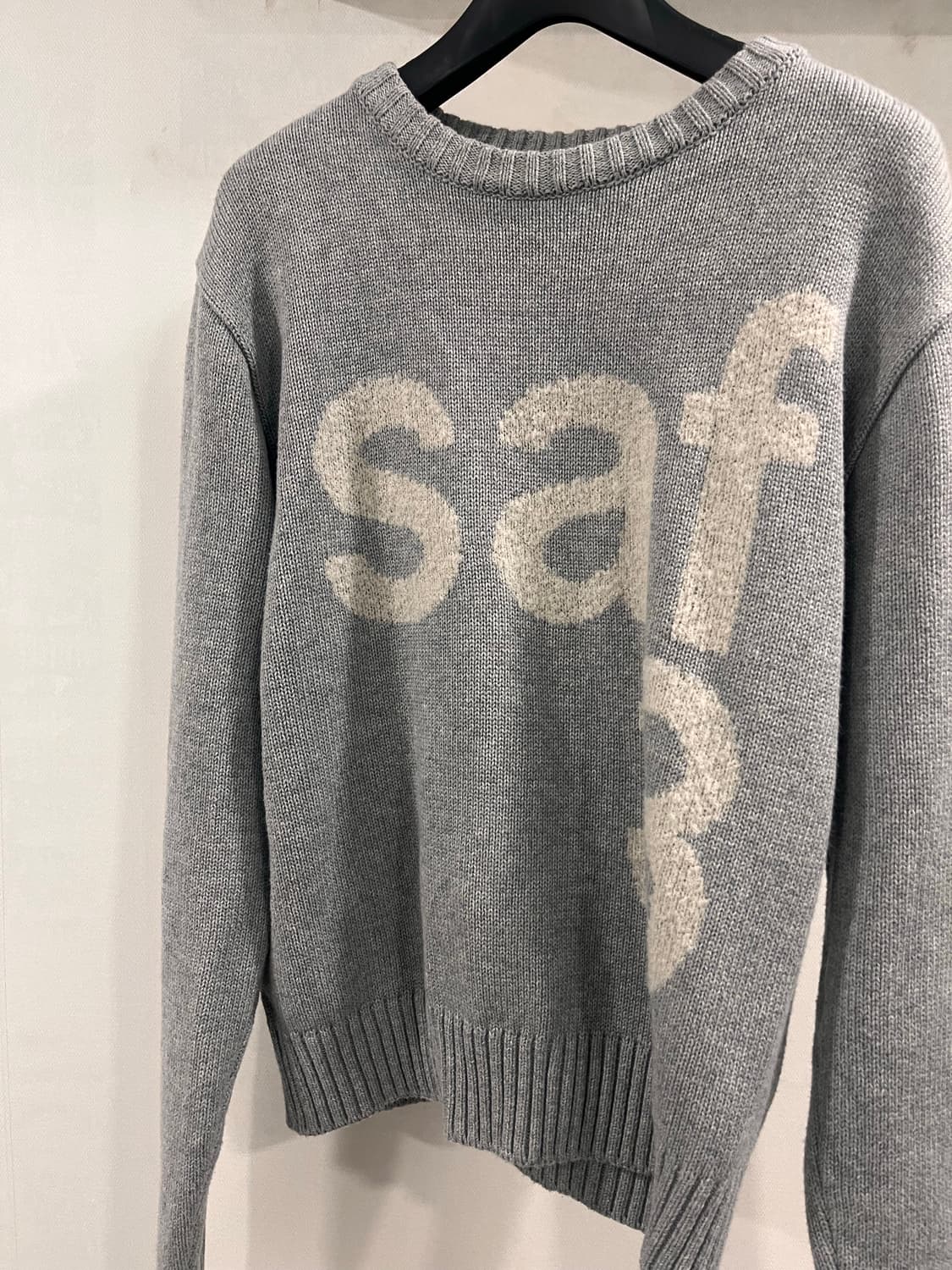 사파리스팟 1/2 니트 그레이 상품이미지2