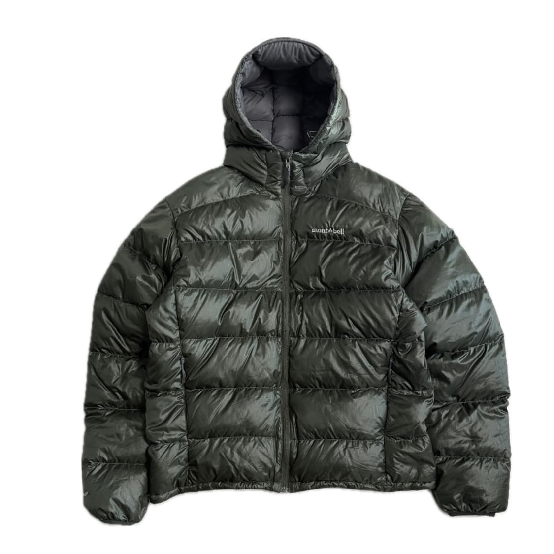 몽벨 알파인 라이트 다운 패딩 올리브 카키 상품이미지3
