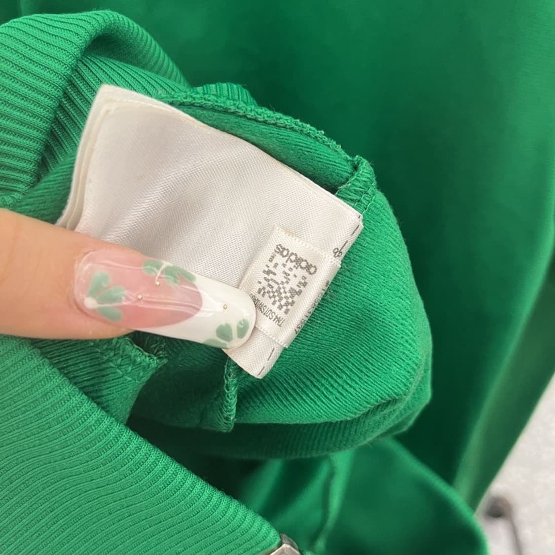 아디다스 빈티지 Y2K 00's 레트로 그린 져지 집업 S C11227 상품이미지7