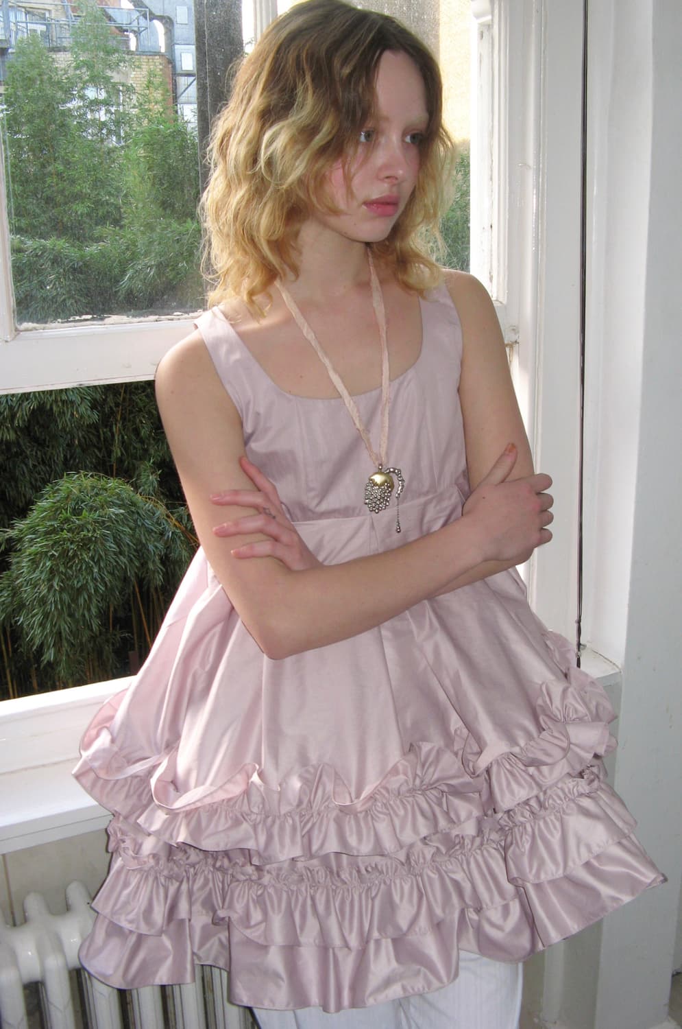 (새상품) 시눈 Frill Sleeveless Dress (Pink) 상품이미지2