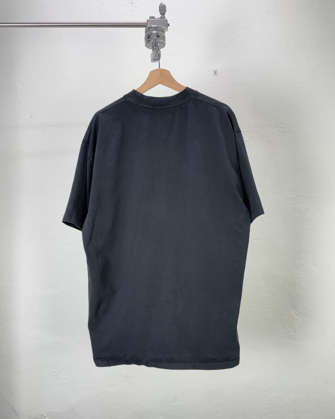 랑방 블랙 다인 로고 크루넥 하프 티셔츠 상품이미지6