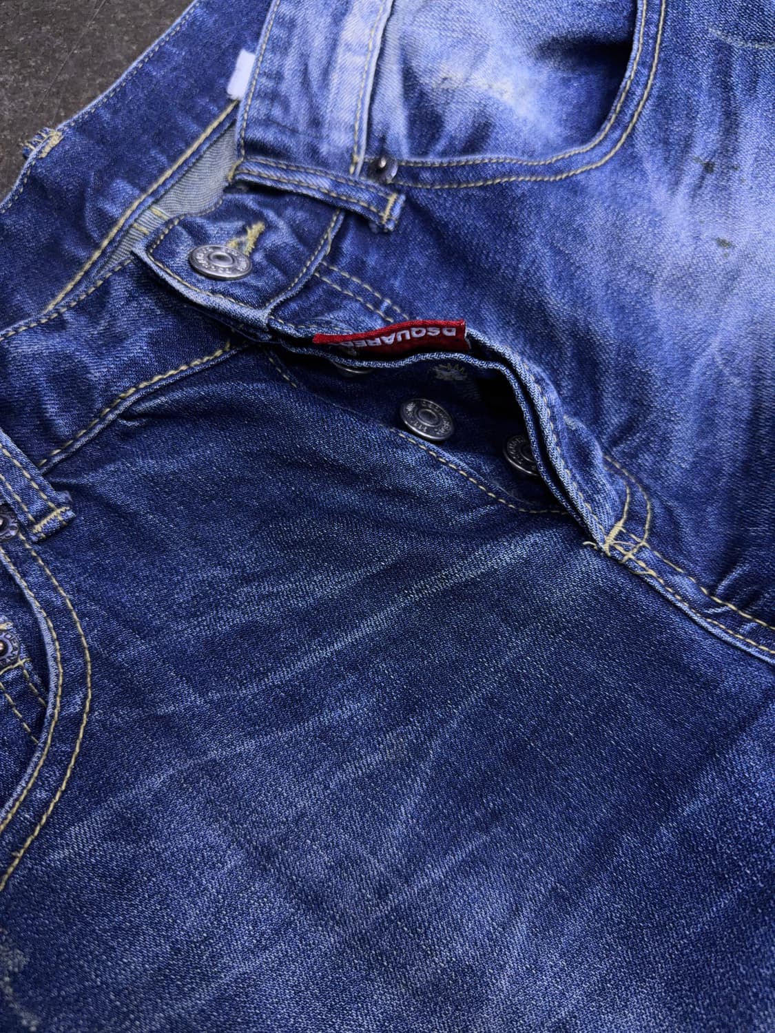 디스퀘어드2 야구진2 더티 워싱 데미지 슬림핏 데님팬츠 46 상품이미지7