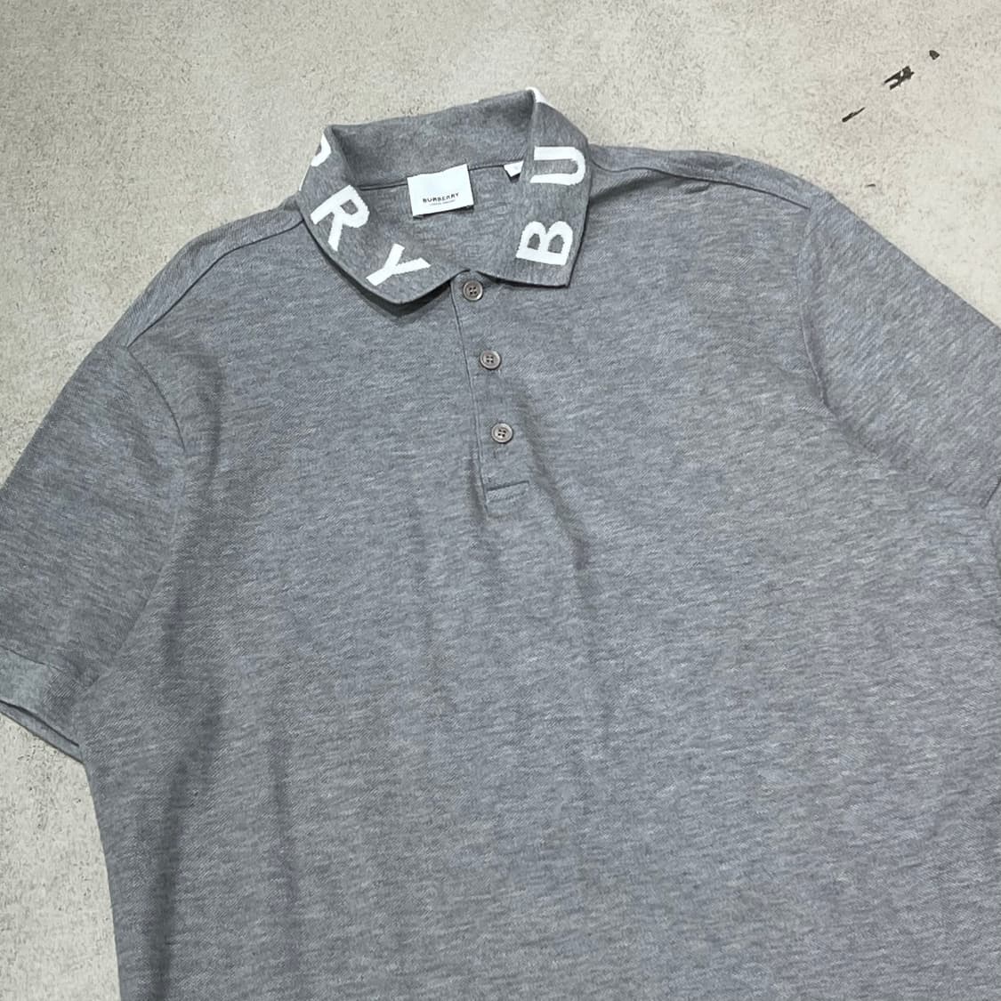 버버리 반팔카라티+명품감정서 s10675 상품이미지3