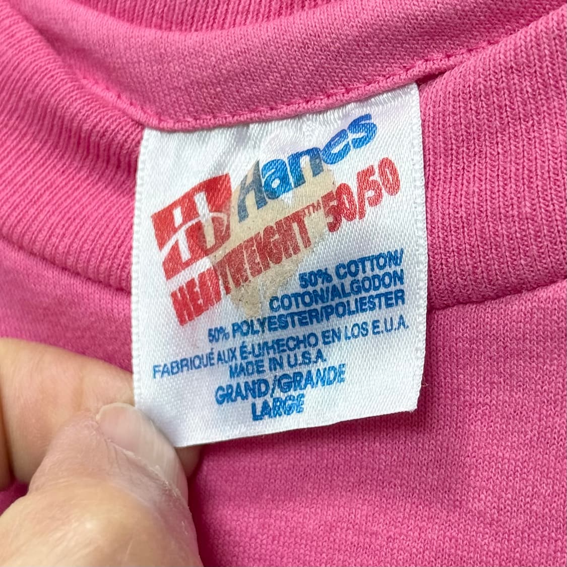 90s 헤인즈 빈티지 튜블러 티셔츠 상품이미지5