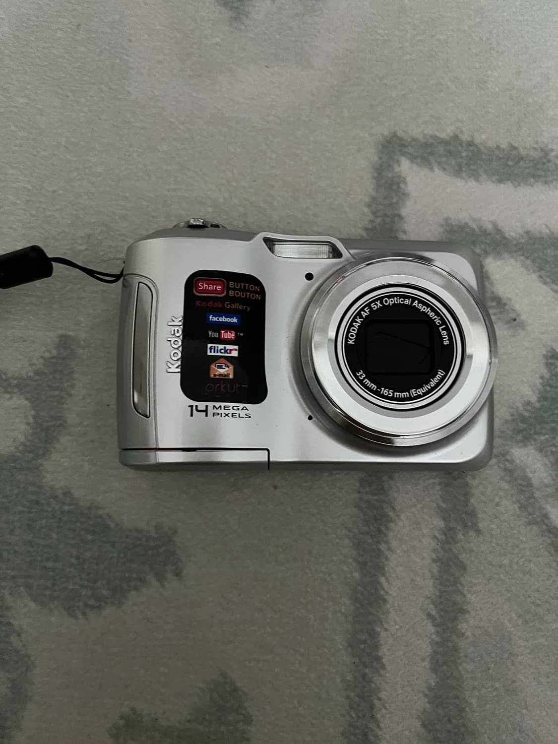 코닥 c195 실버 빈티지 디카 카메라 키키 상품이미지5