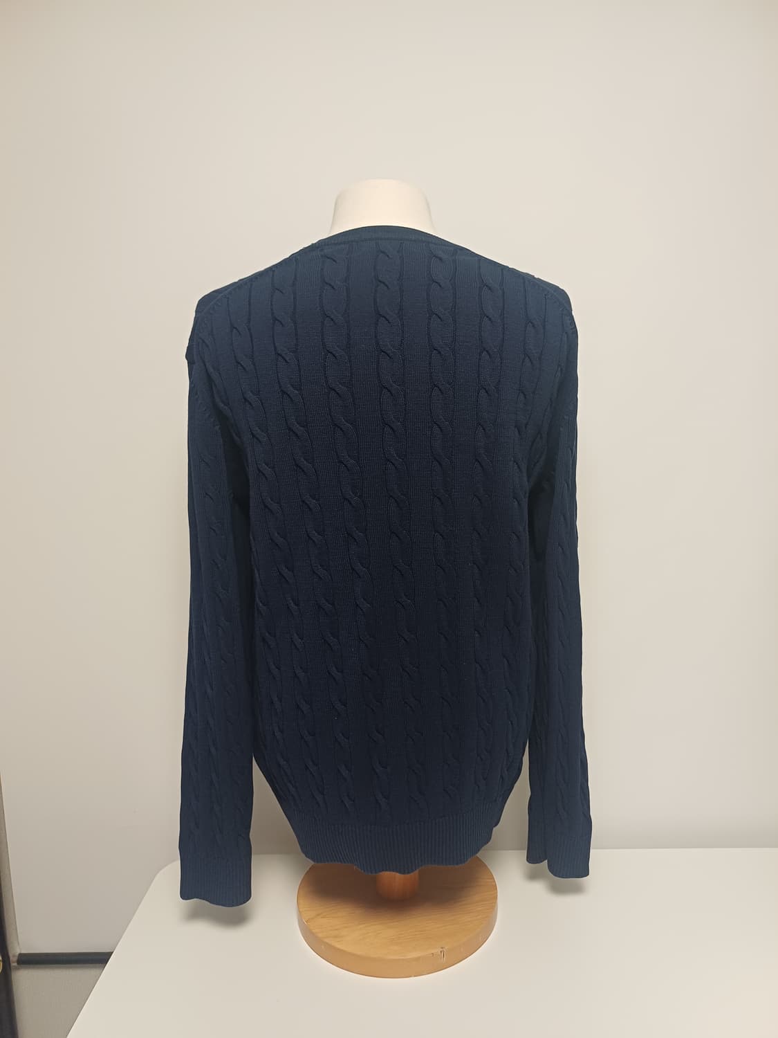 빈폴 맨즈 코튼 케이블 꽈배기 니트 네이비 (100/M) 상품이미지3