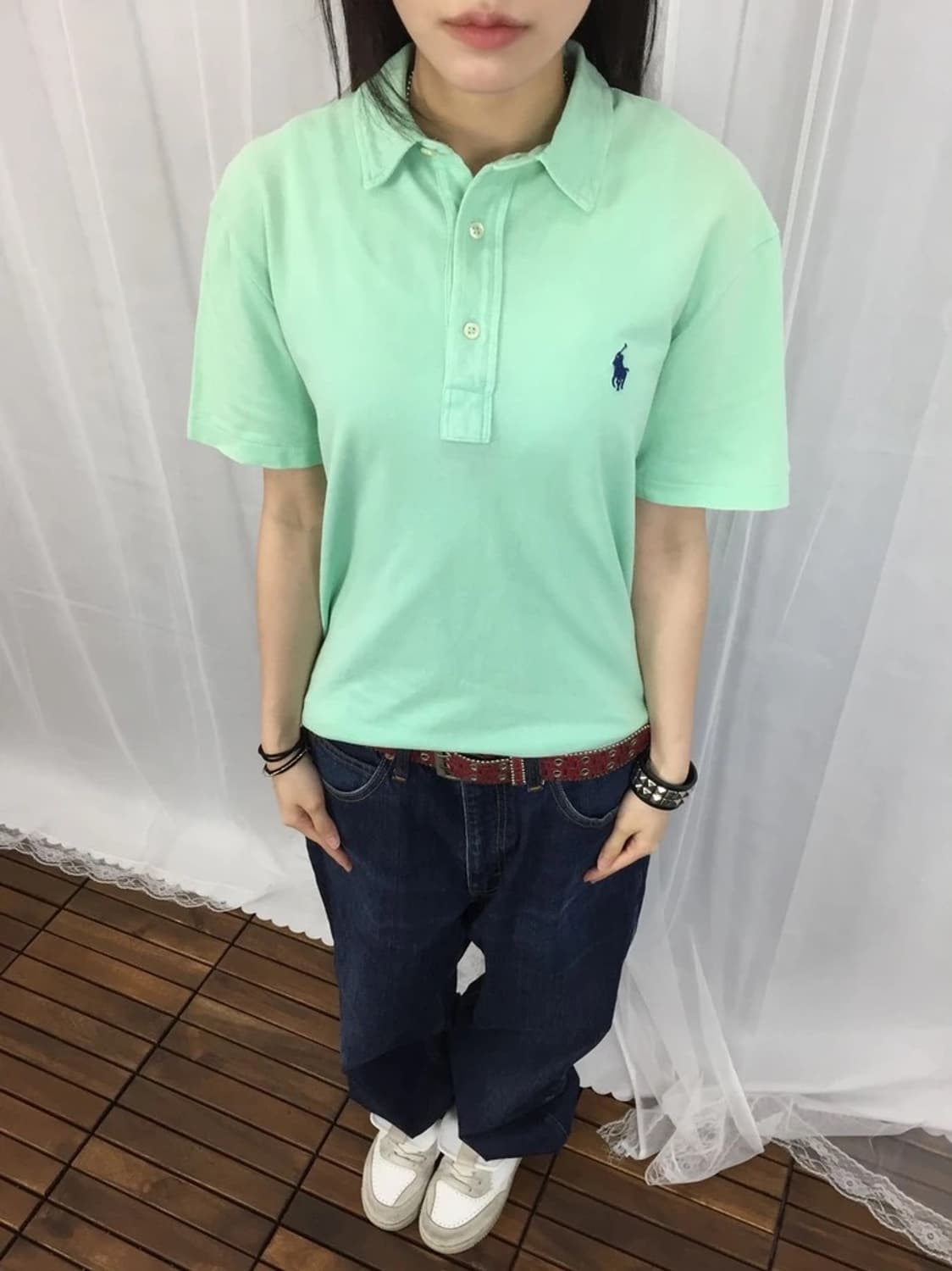 Polo Ralph Lauren Mint Mesh Polo 상품이미지2