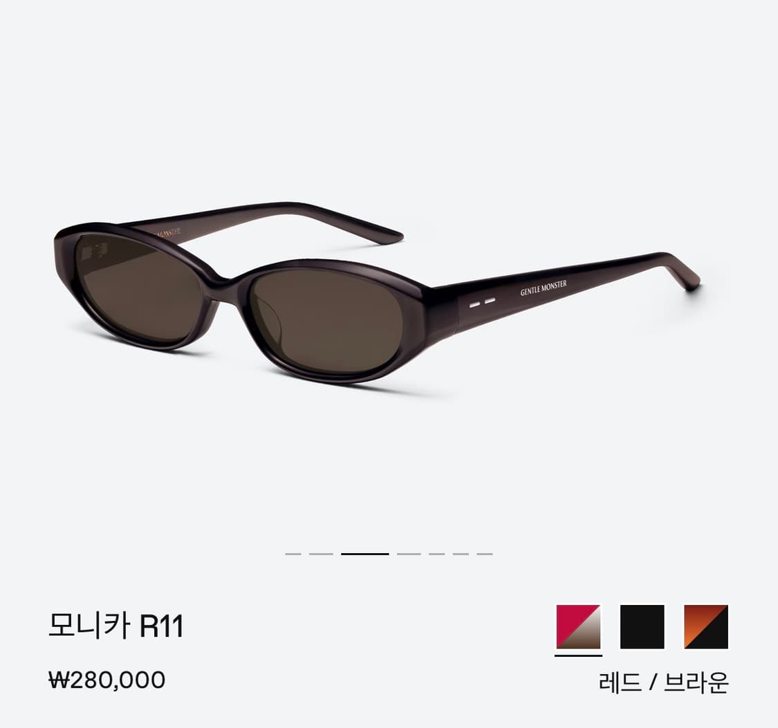 거의 새것 / 젠틀몬스터 모니카 R11 선글라스 상품이미지2
