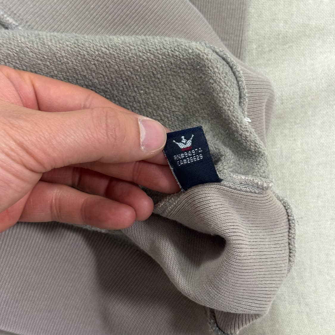 스투시 90s 백로고 샌드 스웻 맨투맨 L 상품이미지6