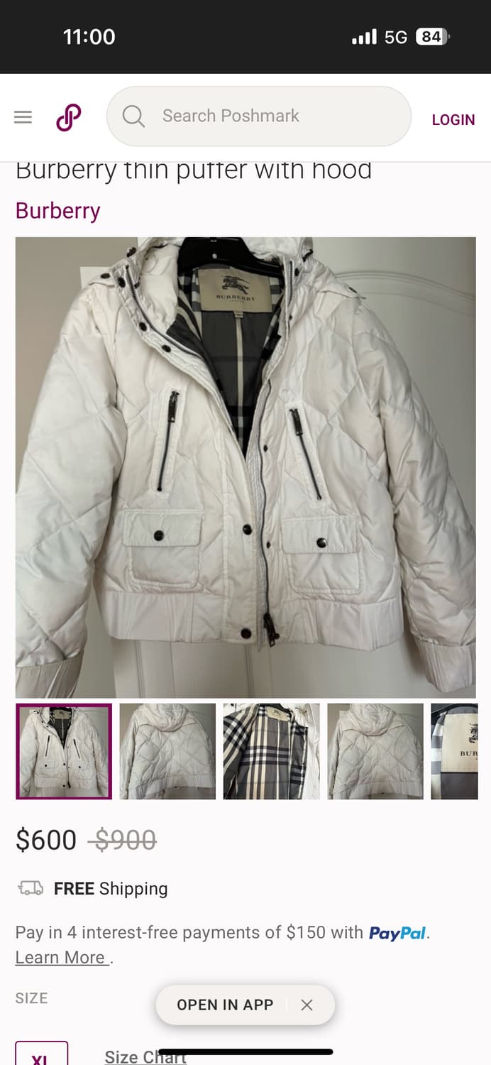 버버리 여성 퀄팅 숏패딩 정품 상품이미지10