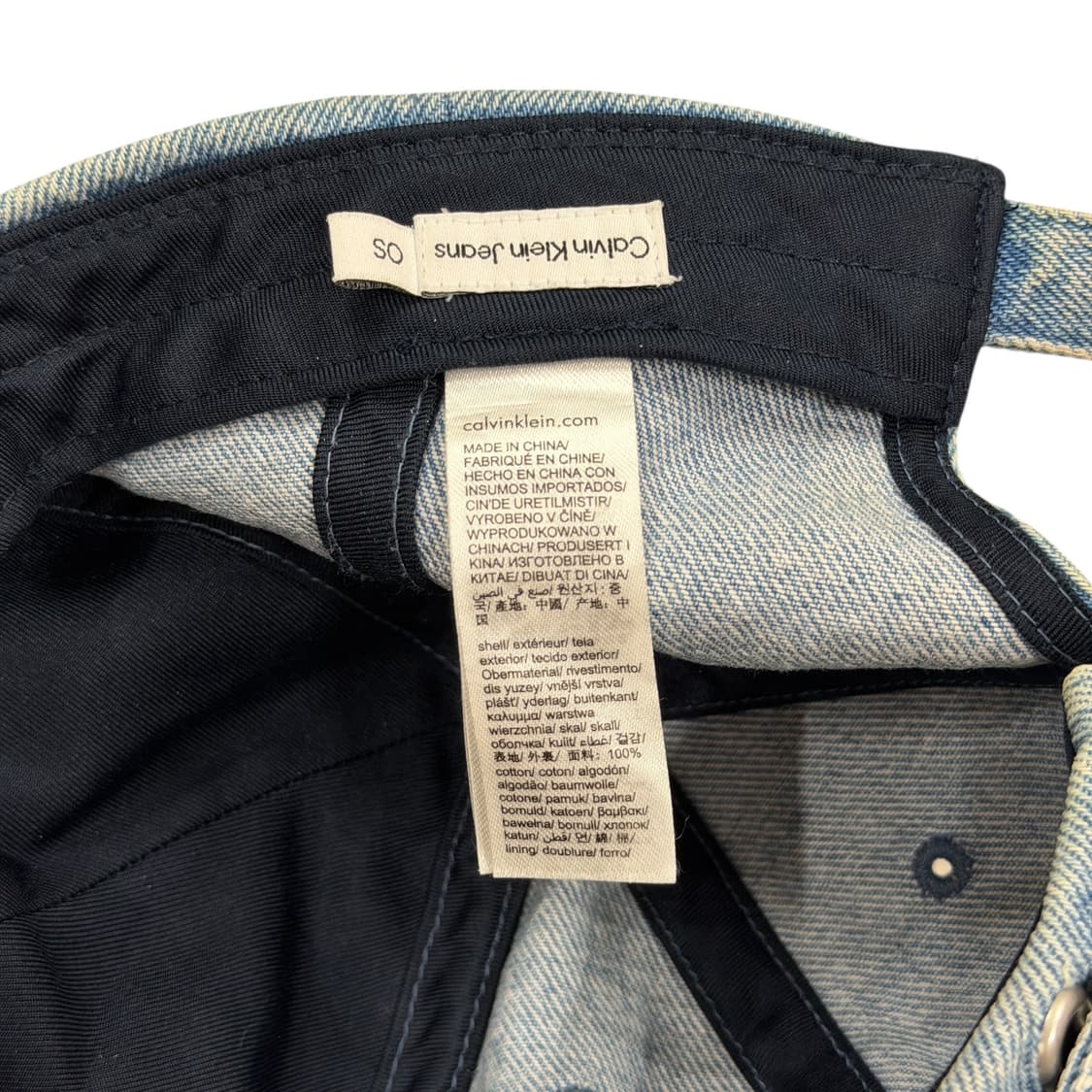 캘빈클라인 CK 데님 볼캡 모자 상품이미지4