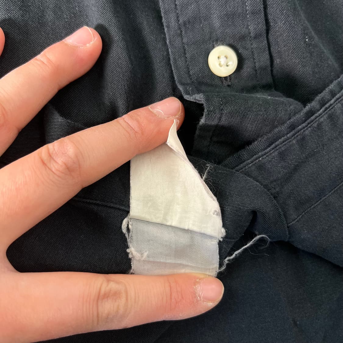 105 폴로랄프로렌 블랙 코튼 셔츠 상품이미지6