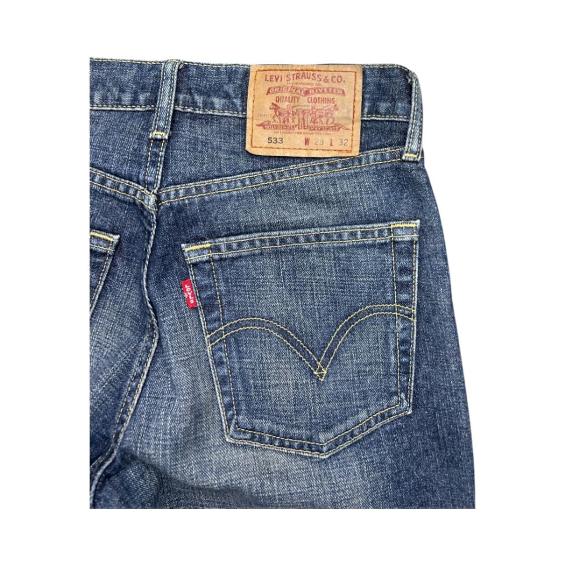 S) 리바이스 JPN 인디고 워싱 533 스트레이트 데님팬츠 BD-043 상품이미지3