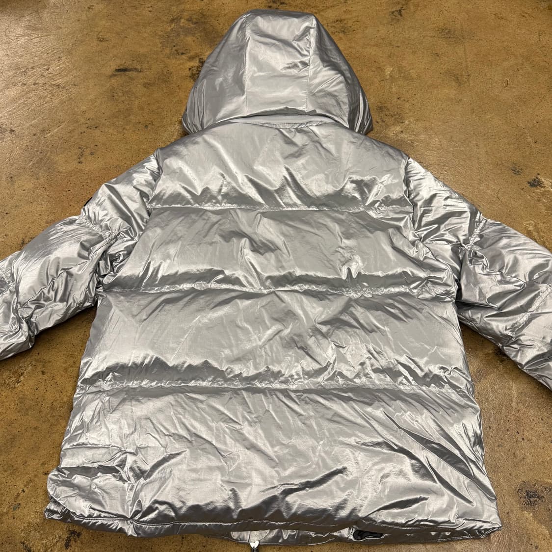 [정품/S] 스파이더 실버 패딩 후드 점퍼 b19 상품이미지4