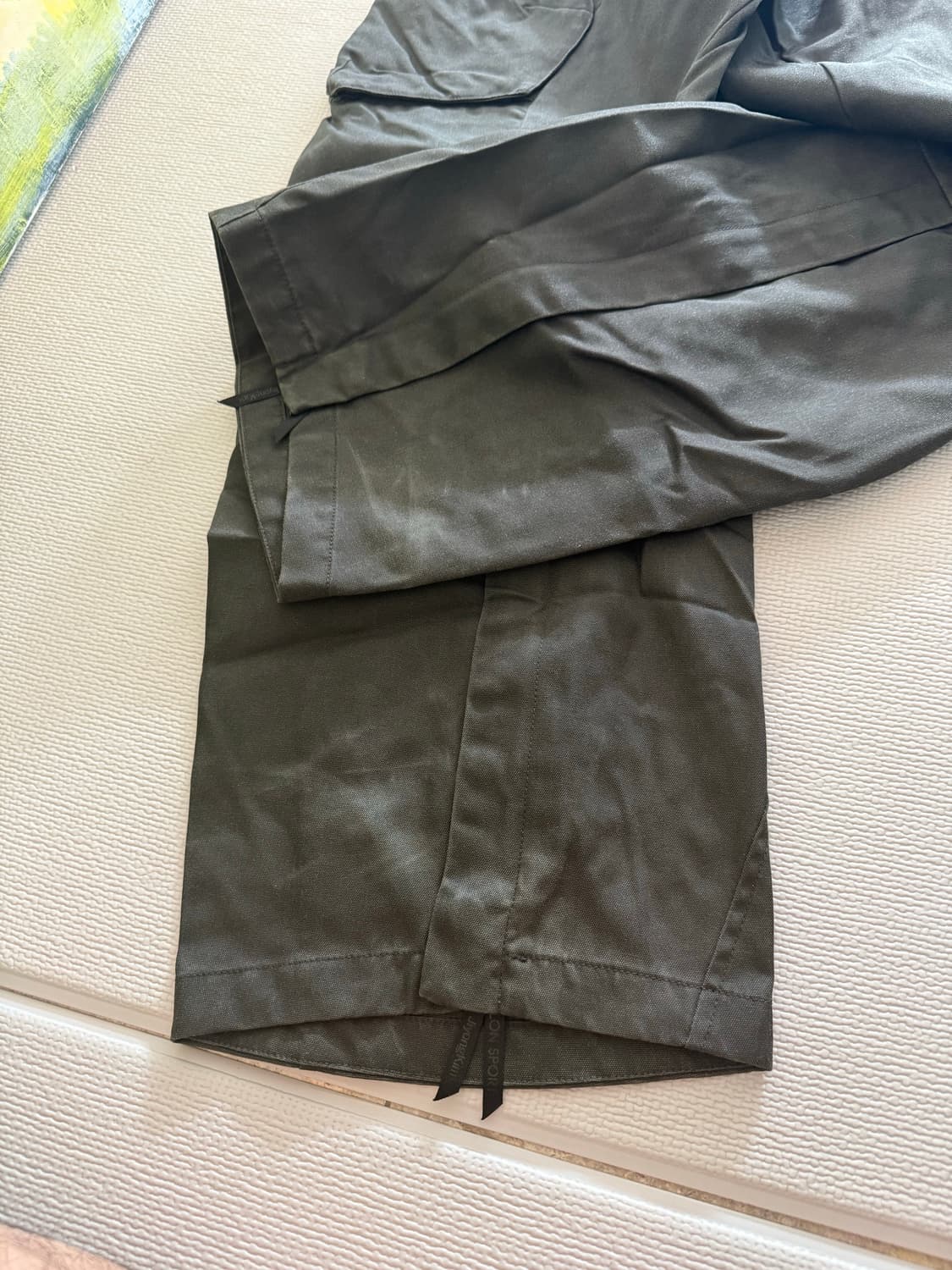 지용킴 x 코오롱 아웃포켓 3D 팬츠 S 판매 상품이미지4