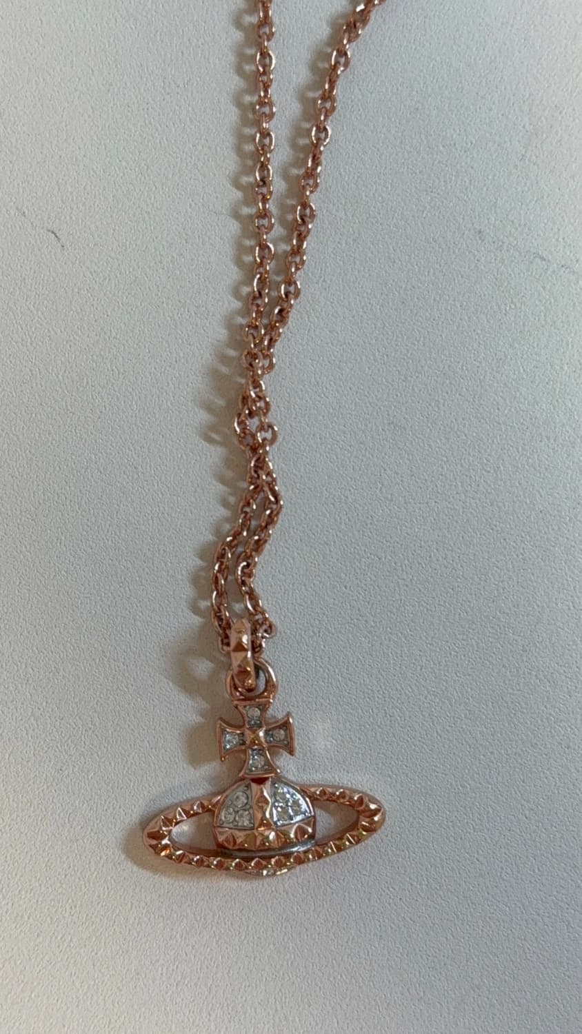 비비안웨스트우드 핑크골드/로즈골드 목걸이 상품이미지2