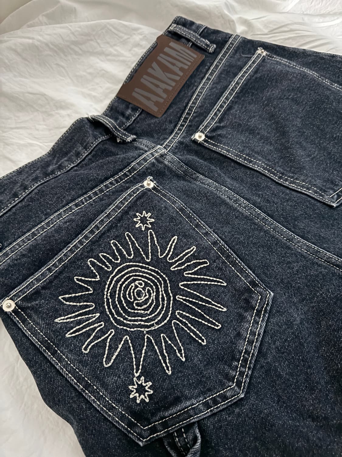 아캄 데님팬츠 Needlework Carpenter Denim Pants 상품이미지1