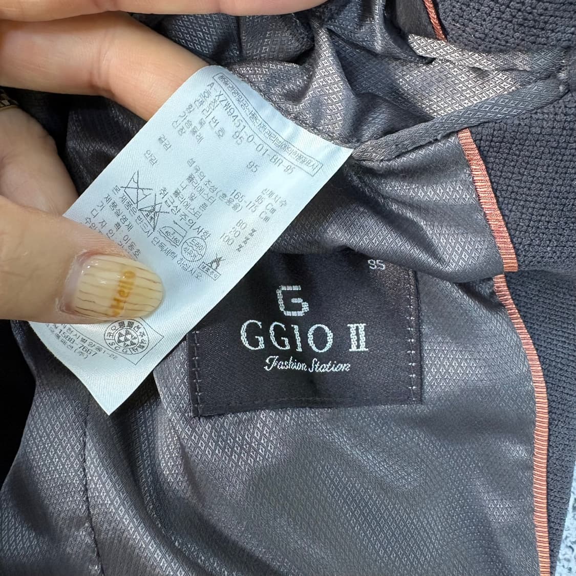 95 지오투 남성 블레이저 자켓 0421J 상품이미지4