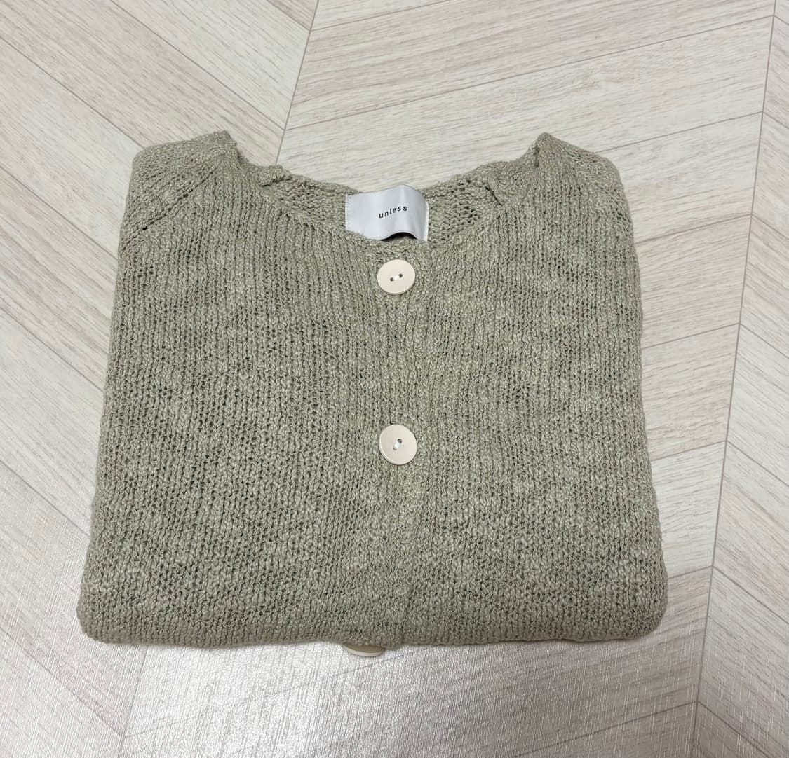 러프 가디건 - 연카키 상품이미지1