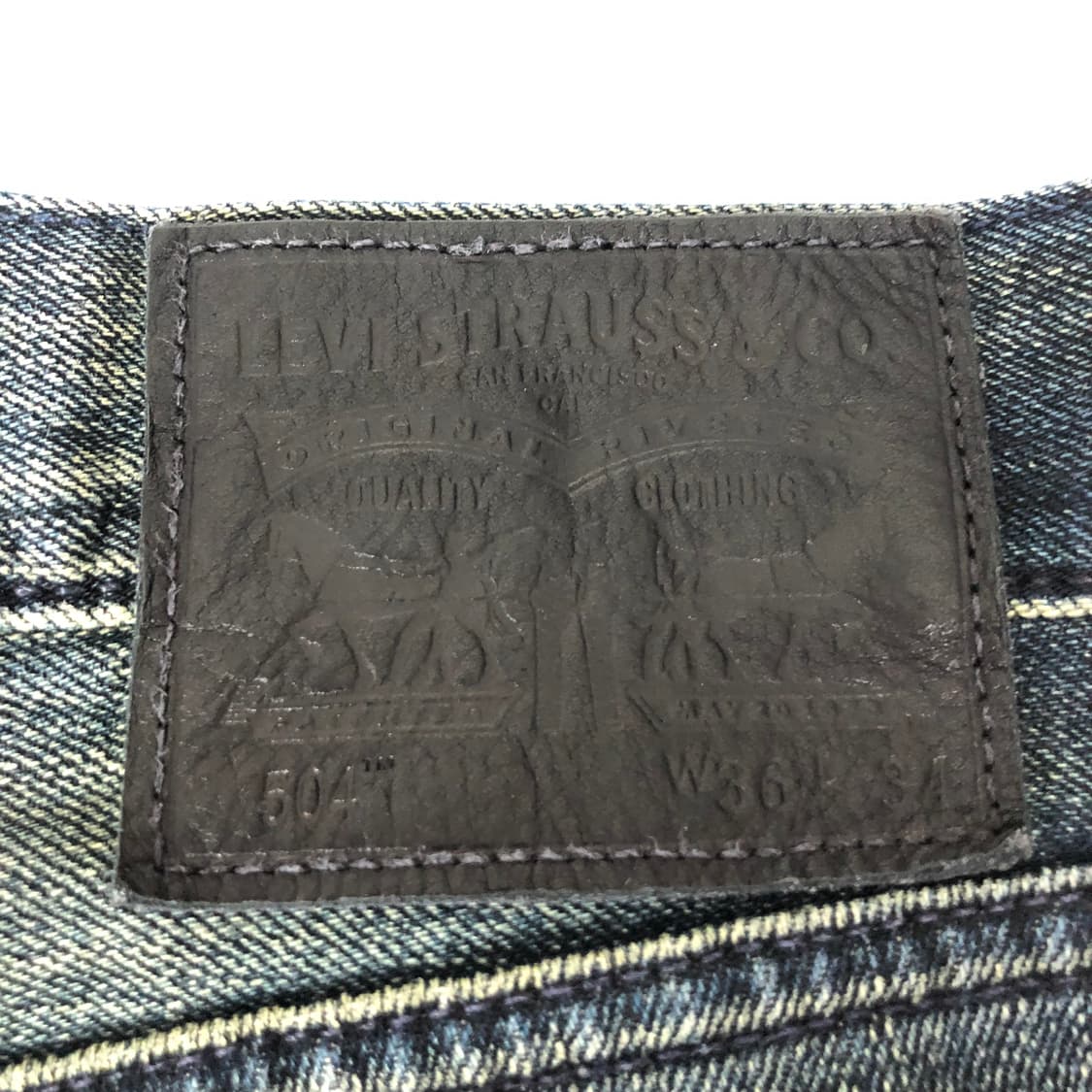 리바이스 504 워시드 데님팬츠 상품이미지10