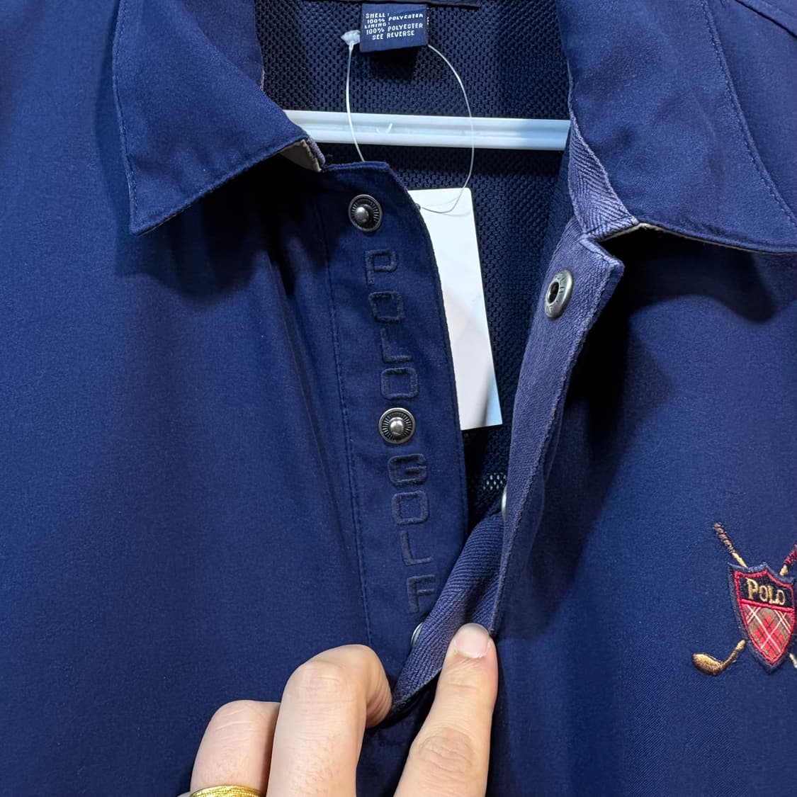 [M] POLO 폴로 골프 풀오버 폴리쉘 웜업 상품이미지3