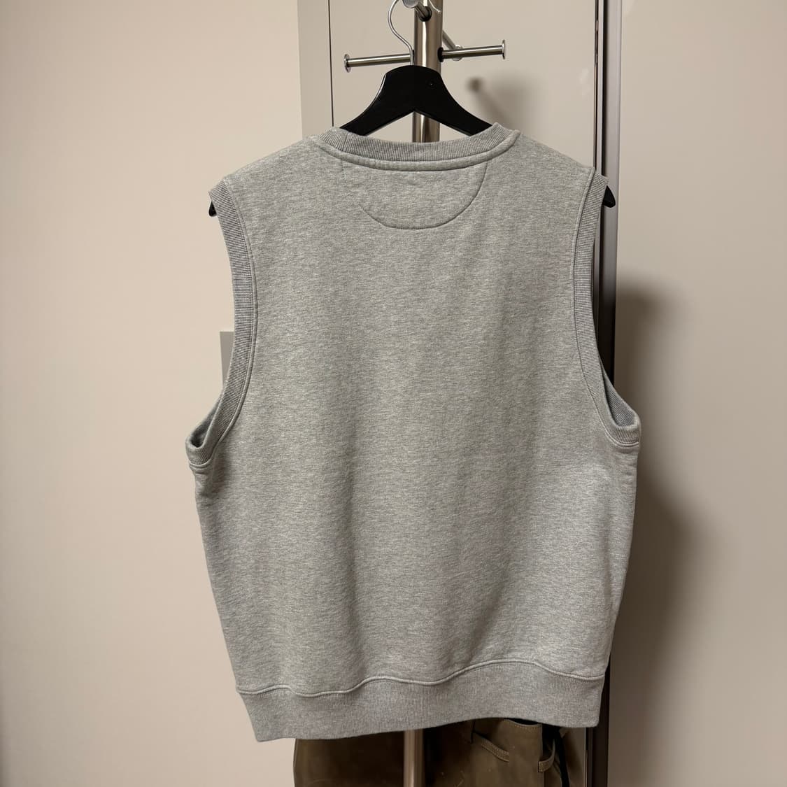 스투시 스탁 플리스 베스트 조끼 그레이 S 118524 상품이미지5