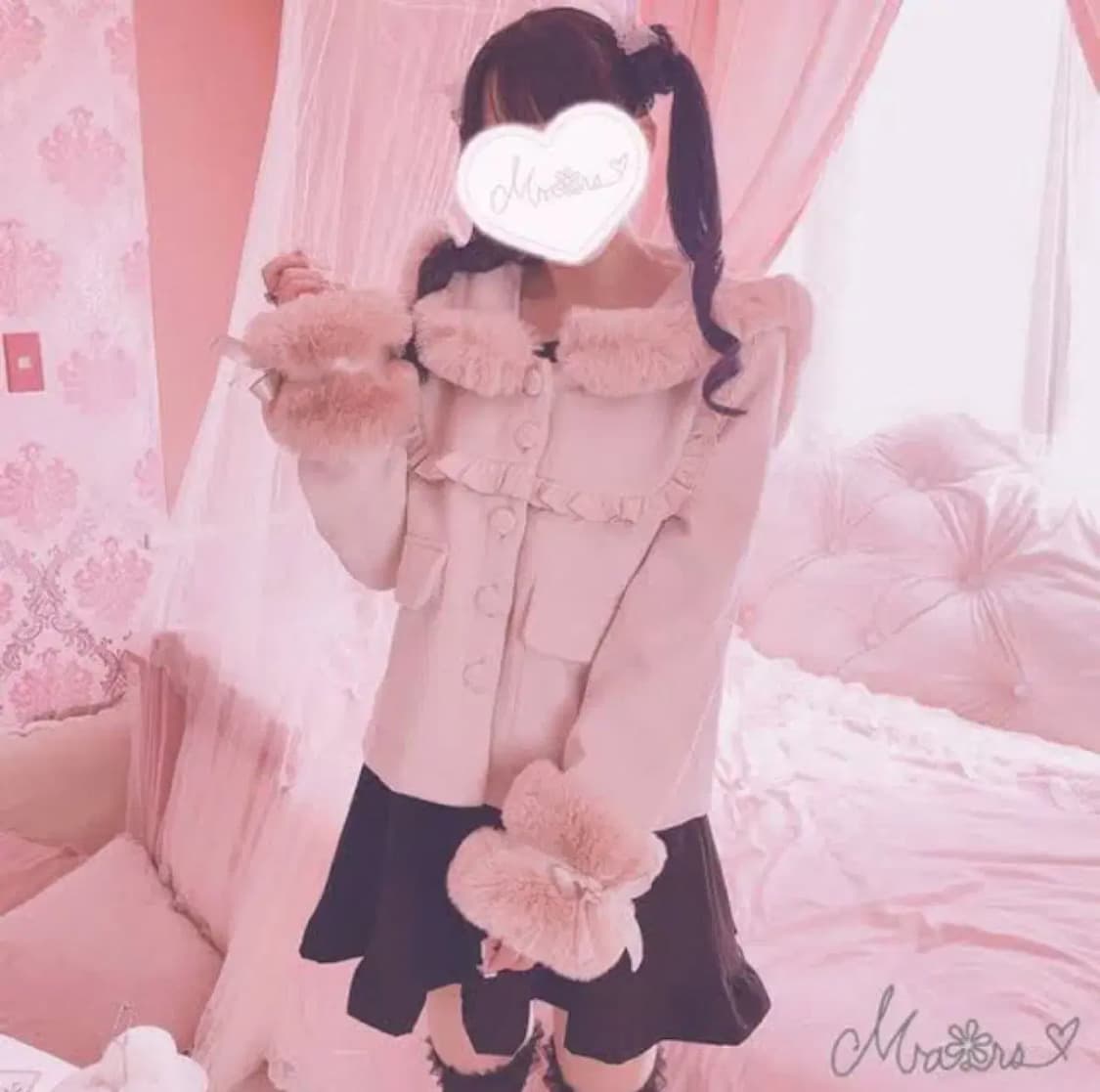 마즈 사키마루짱 콜라보 숏코트 양지뢰 양산형 지뢰계 상품이미지1